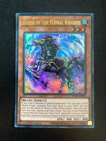 Yugioh Horse of the Floral Knights BROL-EN018 Ultra Rare 1st Edition NM