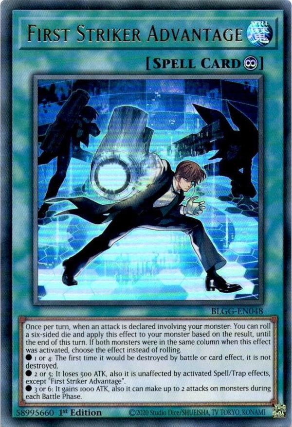 Yugioh First Striker Advantage BLGG-EN048 Ultra Rare 1st Edition NM