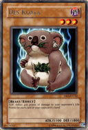 Yugioh Des Koala DR1-EN132 Rare Unlimited Edition DAMAGED