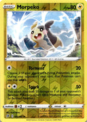 Pokemon Morpeko 073/192 Rebel Clash Reverse Holo LP