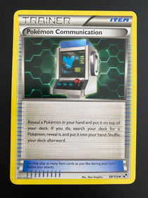 Pokemon Pokemon Communication 99/114 Black White Base Non Holo LP