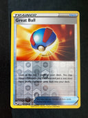 Pokemon Great Ball 164/202 Sword Shield Base Reverse Holo NM