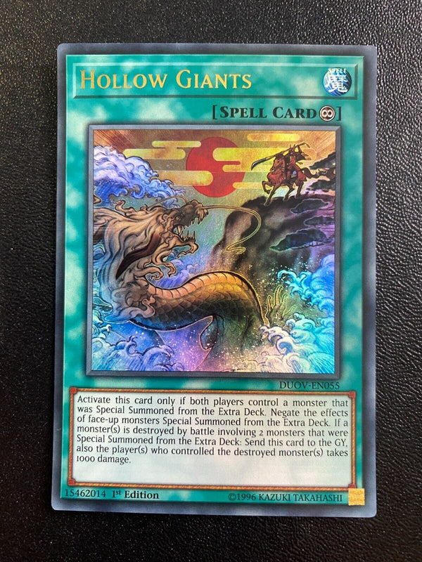 Yugioh Hollow Giants DUOV-EN055 Ultra Rare 1st Edition MP