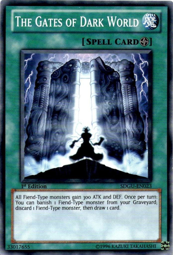 Yugioh The Gates of Dark World SDGU-EN023 Common 1st Edition LP/NM