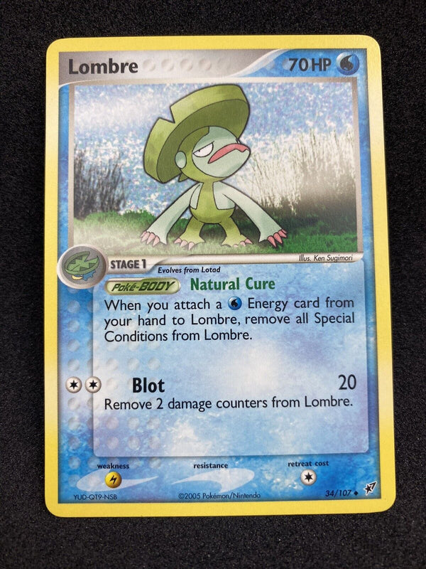 Pokemon Lombre 34/107 Non Holo Ex Deoxys NM-Mint