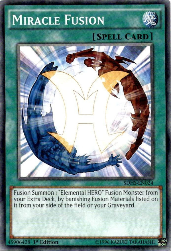 Yugioh Miracle Fusion SDHS-EN024 Common 1st Edition LP/NM