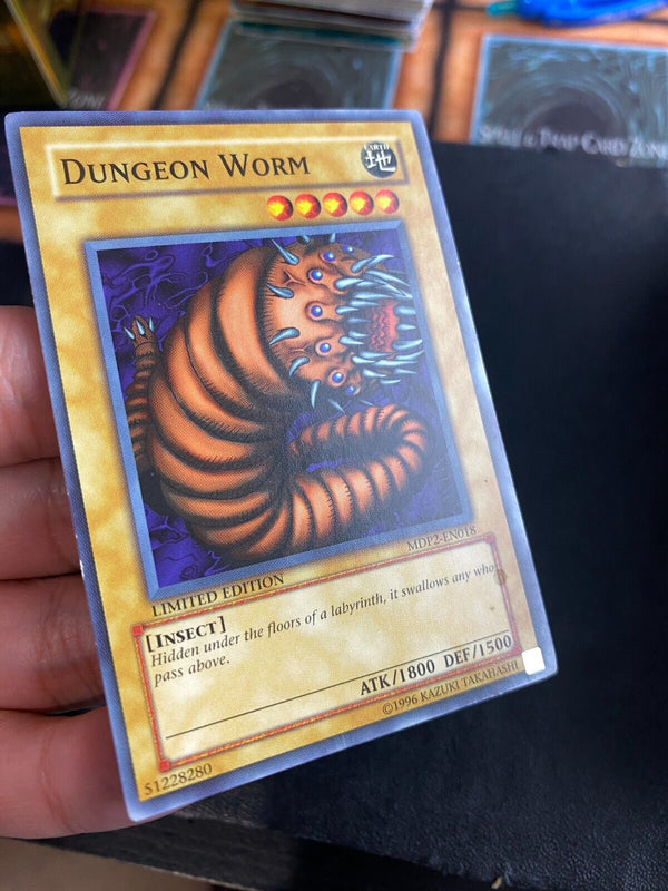 Yugioh Dungeon Worm MDP2-EN018 Common Limited Edition HP