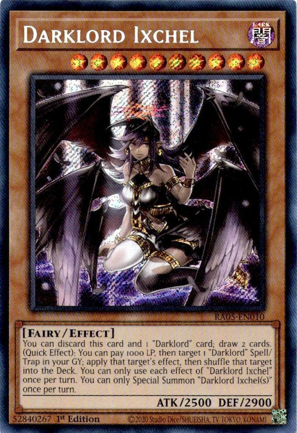 Yugioh Darklord Ixchel RA05-EN010 NA Print Secret Rare 1st Edition NM