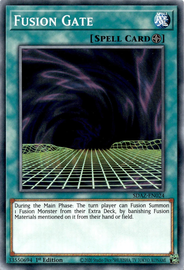 Yugioh Fusion Gate SDAZ-EN024 Common 1st Edition VLP/NM