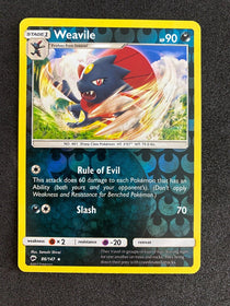 Pokemon Weavile 86/147 Burning Shadows Reverse Holo VLP