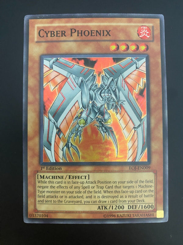 Yugioh Cyber Phoenix EOJ-EN009 1st Edition Super Rare MP