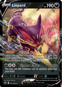 Pokemon Liepard V 104/198 Chilling Reign Full Art Holo NM
