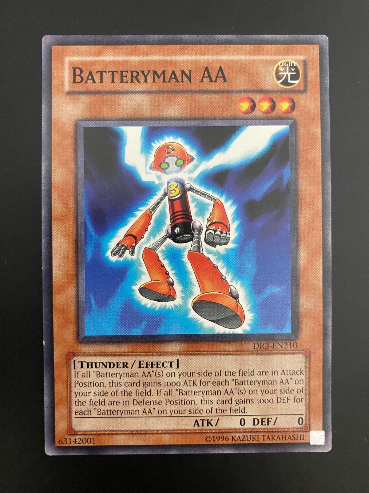 Yugioh Batteryman AA DR3-EN210 Unlimited Edition VLP/NM