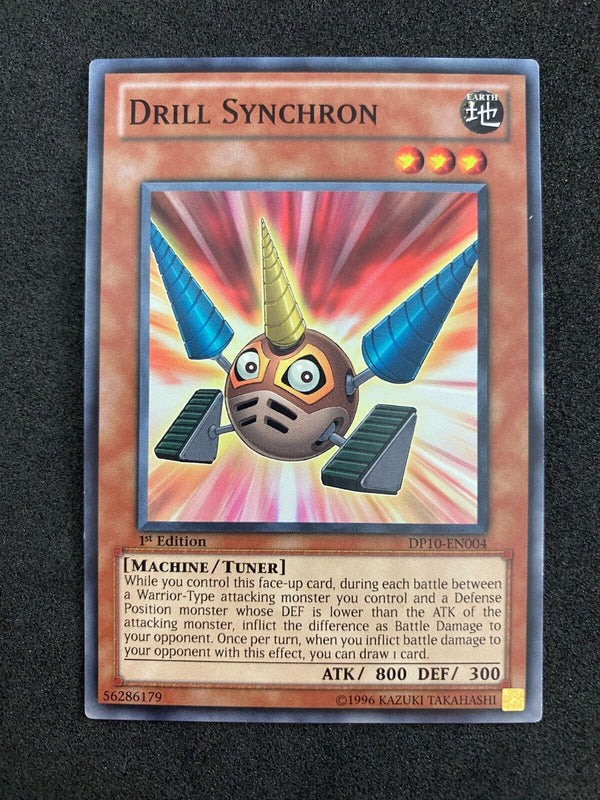 Yugioh Drill Synchron DP10-EN004 1st Edition Common NM