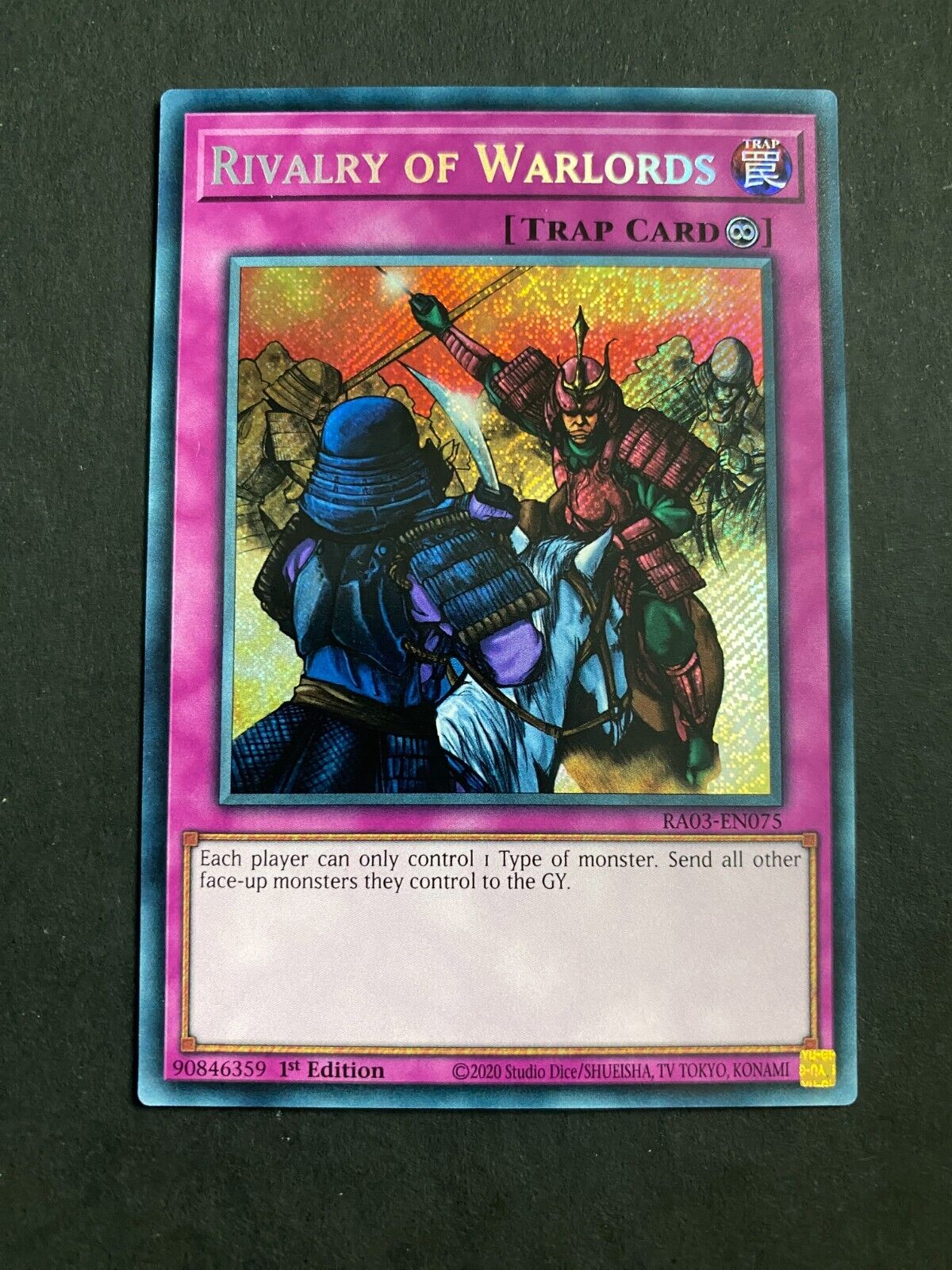 Yugioh Rivalry of Warlords RA03-EN075 Secret Rare 1st Edition NM