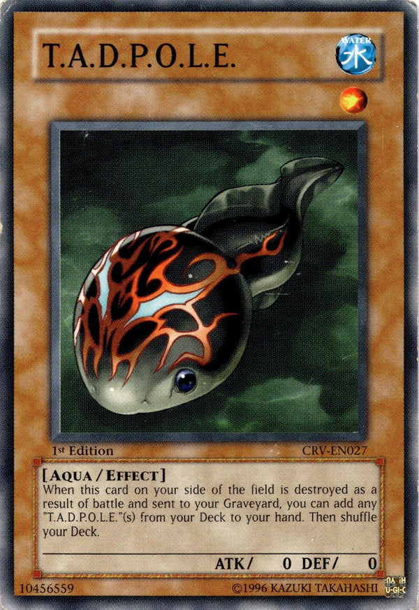 Yugioh T.A.D.P.O.L.E. CRV-EN027 Common 1st Edition DAMAGED
