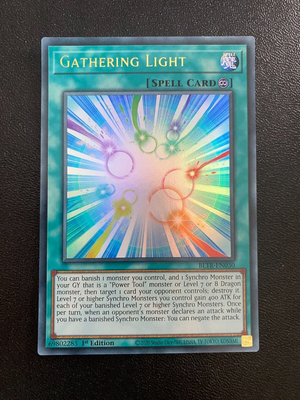 Yugioh Gathering Light BLTR-EN030 Ultra Rare 1st Edition NM