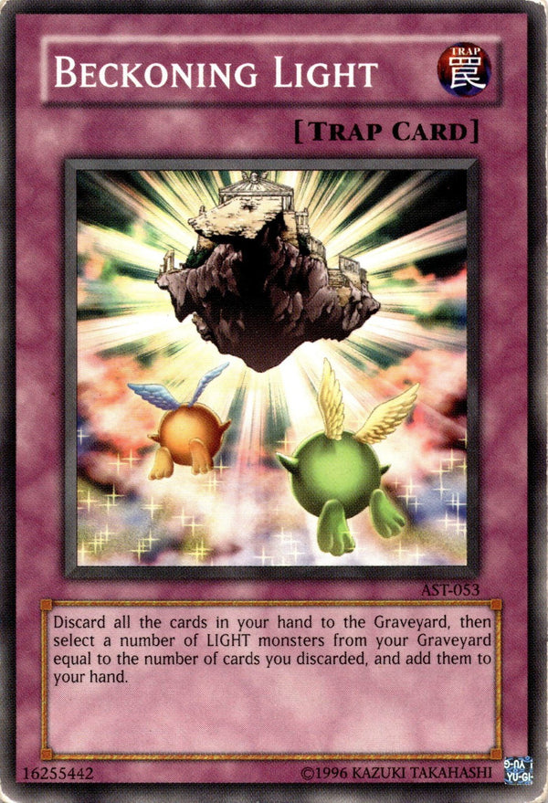 Yugioh Beckoning Light AST-053 Common Unlimited Edition HP