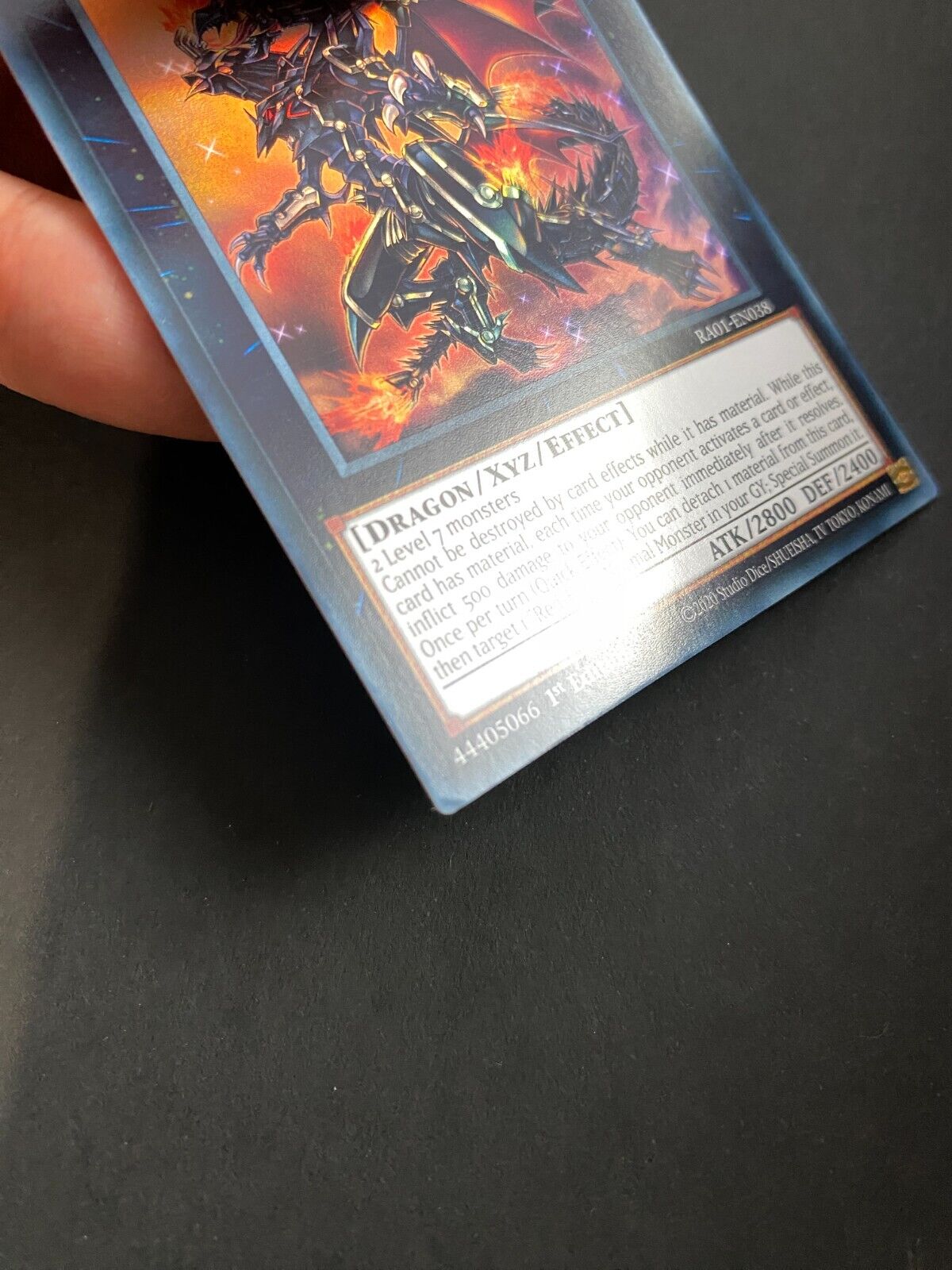 Yugioh Red-Eyes Flare Metal Dragon RA01-EN038 Ultra Rare 1st Edition LP