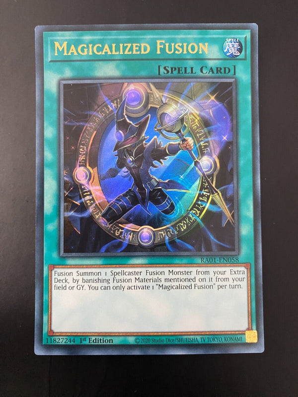 Yugioh Magicalized Fusion RA01-EN058 Ultra Rare 1st Edition NM/MINT