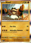 Pokemon Klawf 122/198 Scarlet Violet Base Holo NM