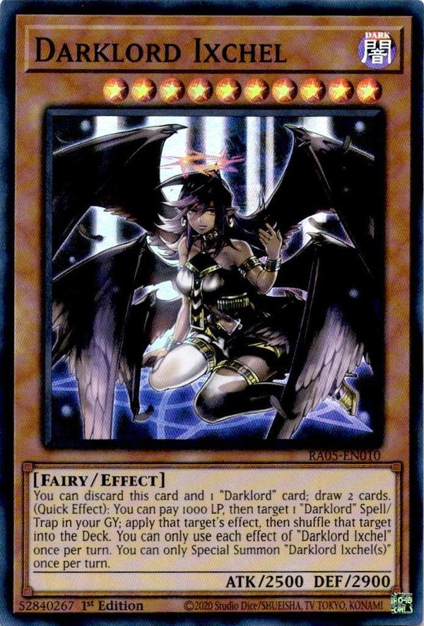 Yugioh Darklord Ixchel RA05-EN010 NA Print Super Rare 1st Edition NM