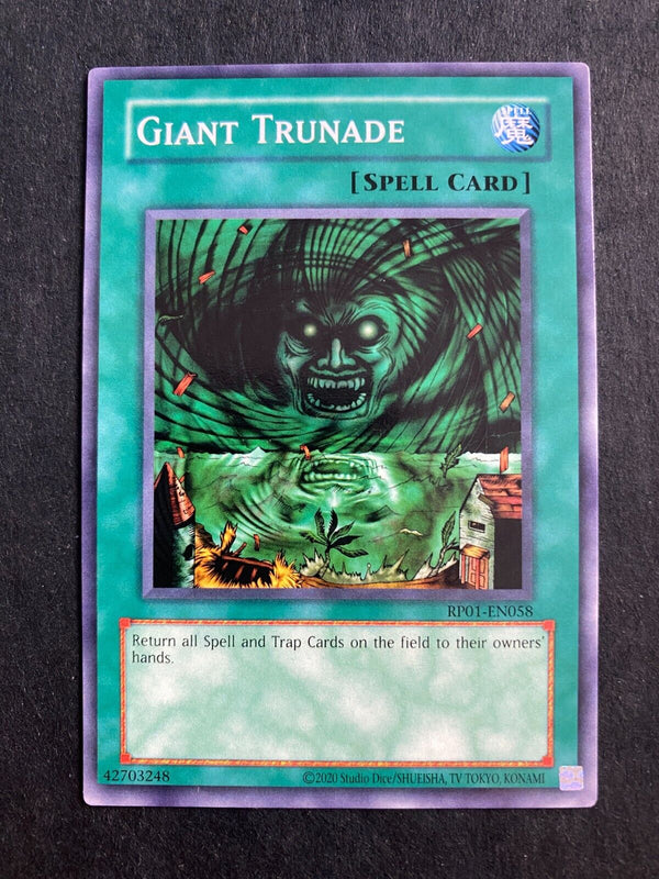 Yugioh Giant Trunade RP01-EN058 Common Retro Pack Reprint NM