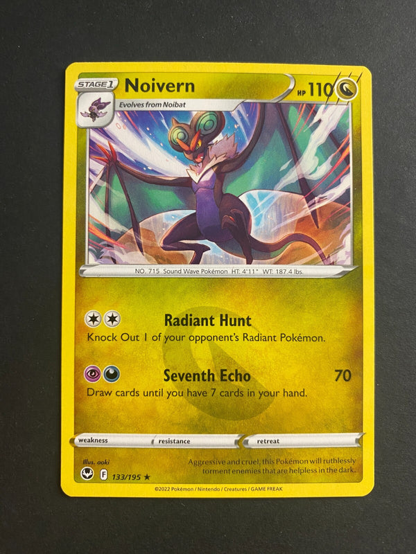 Pokemon Noivern 133/195 Silver Tempest Rare Non Holo NM