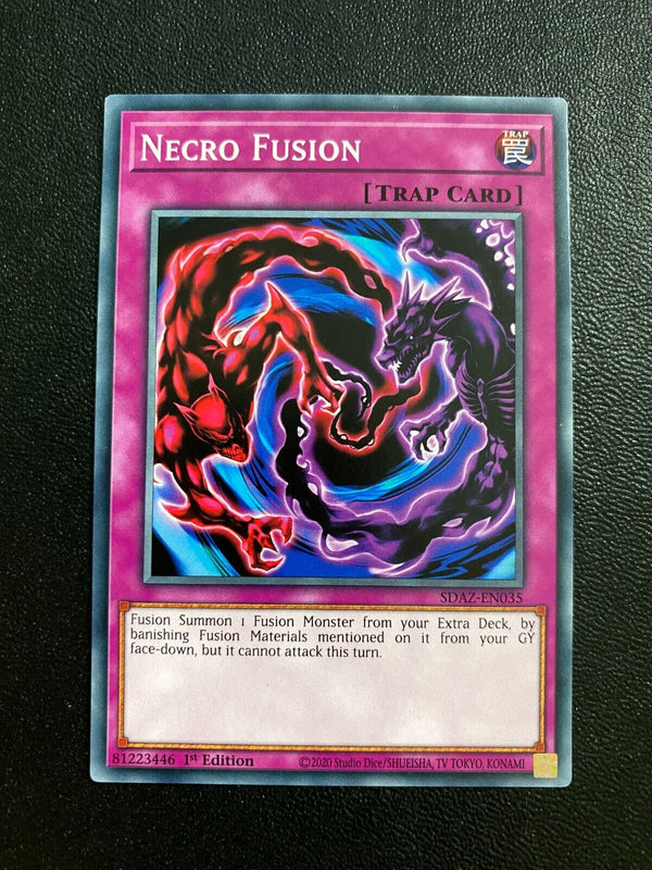 Yugioh Necro Fusion SDAZ-EN035 Common 1st Edition VLP/NM