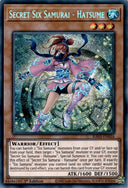 Yugioh Secret Six Samurai - Hatsume RA03-EN016 Secret Rare 1st Edition NM
