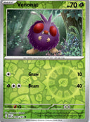 Pokemon Venonat 048/165 Pokemon 151 Reverse Holo NM