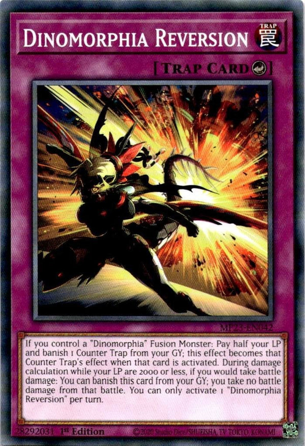 Yugioh Dinomorphia Reversion MP23-EN042 Common 1st Edition NM