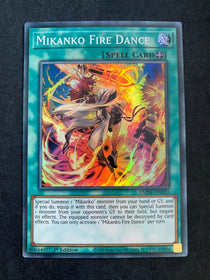 Yugioh Mikanko Fire Dance AMDE-EN030 Super Rare 1st Edition NM