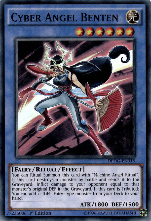 Yugioh Cyber Angel Benten DPDG-EN015 Super Rare 1st Edition NM