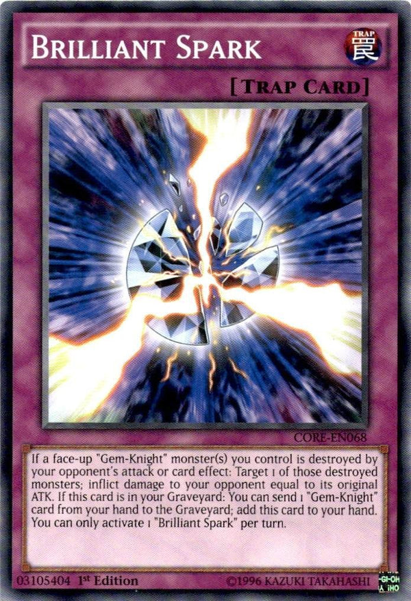 Yugioh Brilliant Spark CORE-EN068 Common 1st Edition NM