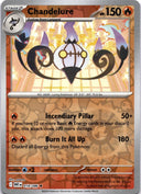 Pokemon Chandelure 018/086 White Flare Reverse Holo NM