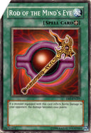 Yugioh Rod of the Mind's Eye DR1-EN201 Common Unlimited Edition DAMAGED (CUT)