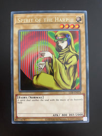 Yugioh Spirit of the Harp LOB-EN078 Rare Unlimited Edition NM/MINT