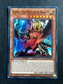 Yugioh Alpha, the Master of Beasts RA01-EN022 Super Rare 1st Edition VLP/NM
