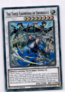 Yugioh The Three Champions of Swordsoul CORI-EN100 Super Rare 1st Edition NM