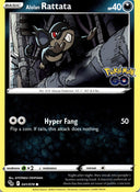 Pokemon Alolan Rattata 041/078 Pokemon Go Non Holo NM