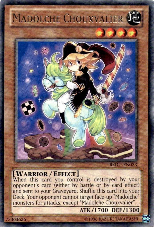 Yugioh Madolche Chouxvalier REDU-EN023 Rare Unlimited Edition VLP/NM