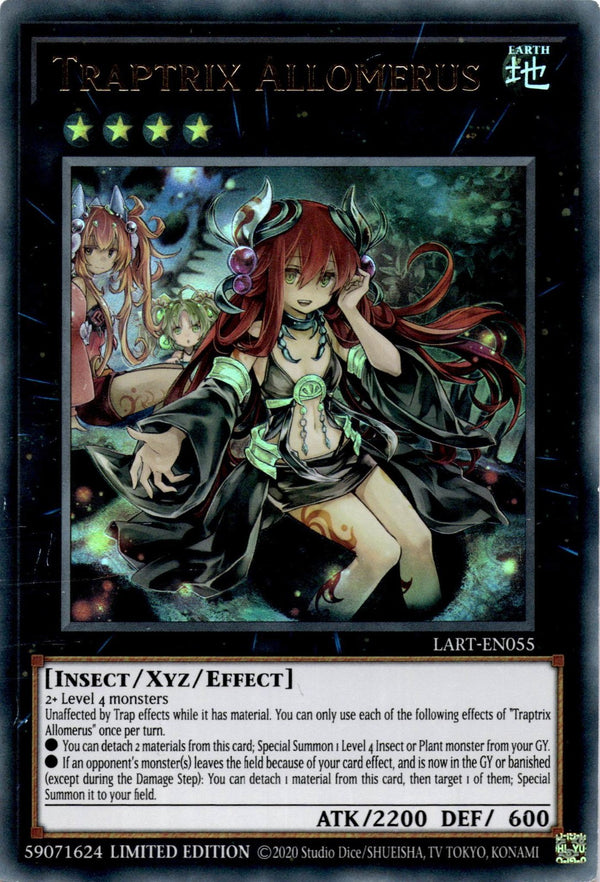 Yugioh Traptrix Allomerus LART-EN055 Ultra Rare Limited Edition HP/MP