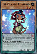 Yugioh Performapal Lizardraw OP01-EN006 Super Rare Unlimited Edition HP