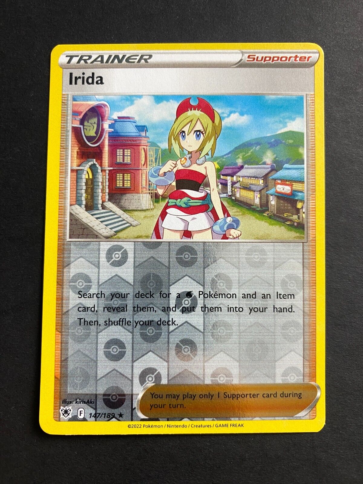 Pokemon Irida 147/189 Astral Radiance Reverse Holo LP