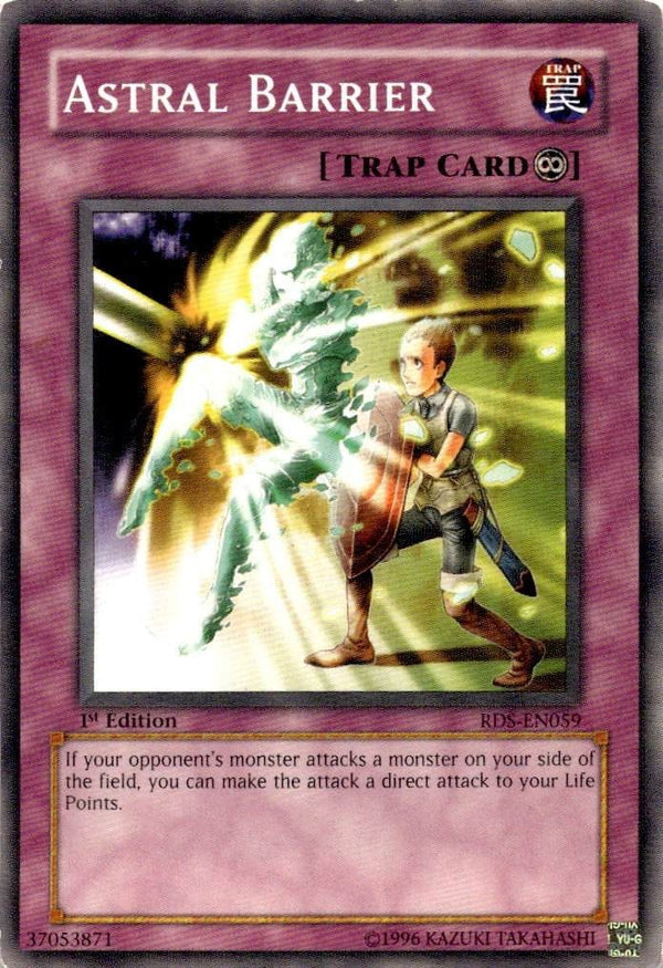 Yugioh Astral Barrier RDS-EN059 Common 1st Edition MP
