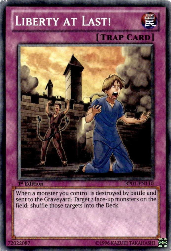 Yugioh Liberty at Last! BP01-EN110 Common 1st Edition LP