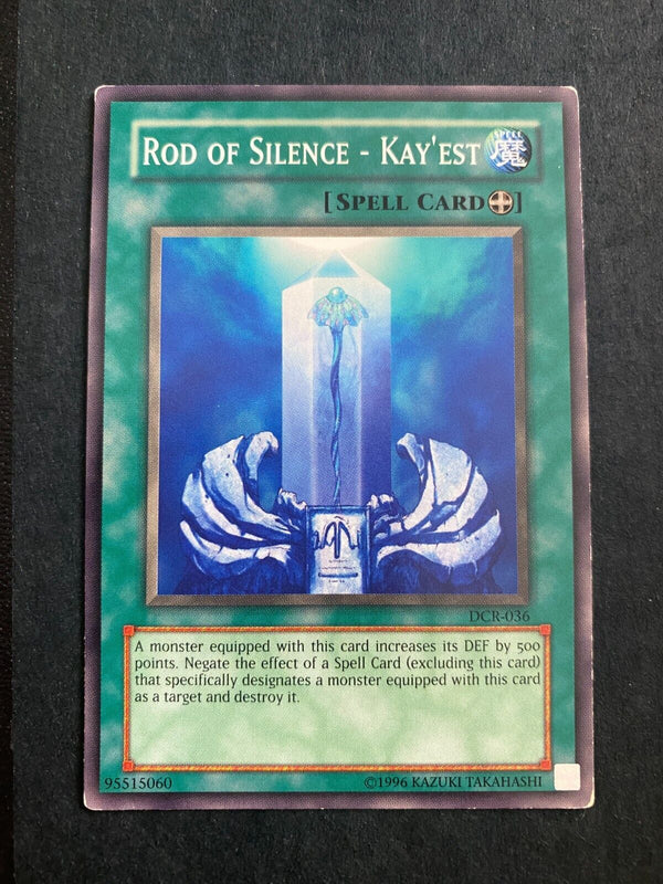 Yugioh Rod of Silence - Kay'est DCR-036 Common Unlimited Edition HP/MP