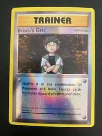 Pokemon Brock's Grit 74/108 Evolutions Reverse Holo LP