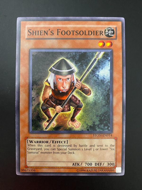 Yugioh Shien's Footsoldier STON-EN014 Common Unlimited Edition NM/MINT